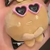 Pinza para el pelo de peluche para niñas con gafas rosas, azules y amarillas y sombrero de paja, pinza lateral de muñeca 3D para mechones sueltos, lindo accesorio para el cabello