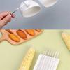Brochetas de Acero Inoxidable para Barbacoa con Mangos de Madera, Agujas para Barbacoa con Mangos para Uso Doméstico y Comercial