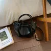 Bolsos Coreanos de Nicho, Bolsos Cruzados, Bolsos de Hombro para Mujer, Bolsos Versátiles de Moda para el Trabajo, Bolsos Cubo con Textura para el Hombro