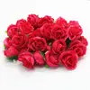 Brotecitos de Té de Rosa Pequeños, Decoraciones de Pared de Flores para Bodas, Cortina de Cuentas DIY Cabezas de Flores Artificiales
