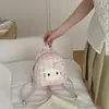 2026 Nueva Versión Coreana Cuadros Temática de Gato Estilo Padre-Hijo para Niños Mochila Cruzada Bolso de Mano para Estudiantes Mochila Escolar Venta al por Mayor