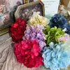Produto Acabado de Flor de Hortênsia Artificial Simulada de 54 Peças para Uso em Casamento, Arranjo de Flores, Decoração de Buquê de Flores de Alto Padrão