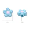 11mm Globos de Pintura Acrílica Coloridos Flor de Globo Cuentas Sueltas Material para Pulseras Hechas a Mano DIY Accesorios de Joyería