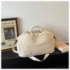 Bolsa de Lona Portátil Ligera para Salidas Transfronterizas de Gran Capacidad para Viajes, Bolso de Mujer, Bolsa Tote Simple Casual, Bolso de Hombro Cruzado
