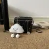 Bolso pequeño de cadena de rombos para mujer 2026 otoño nuevo estilo individual elegante temperamento ins moderno de un solo hombro bandolera bolso cuadrado pequeño