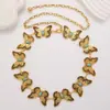 Corrente de Cintura Feminina Decorativa Fina Simples Versátil Vestido Prata Estilo Étnico Corrente de Ferro Moda Saia com Franjas