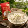 Macarrão artesanal especial de Fujiang com poria, semente de coix e inhame, sem sal, embalado individualmente, lanche instantâneo