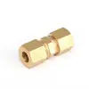 Tubería de Cobre Junta de Virola de Doble Extremo Humidificador en Stock 4/ 12 pulgadas Diámetro Variable Directo 6810mm Virola Recta Pasante