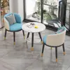 Mesa Pequeña y Sillas Doble Capa para Ocio en Balcón, Mesa de Centro y Sillas Sencillas Modernas de Moda, Juego de Tres Piezas de Una Mesa y Dos Sillas para Hotel