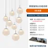 Lustre Redondo Simples Escandinavo para Mesa de Cabeceira Criativo Estiloso para Restaurante Sala de Estar Lustre para Casa Duplex Loft Escada
