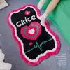 Suministro Exclusivo Transfronterizo de Alfombras para Mesita de Noche de Dormitorio, Alfombras Tufted y Flockeadas, Alfombrillas de Piso para Sofá de Sala de Estar y Balcón de Comercio Exterior, Esterillas Refrigerantes para Habitación Infantil