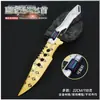 Periféricos de Jogo Dark Zone Faca Vencedor Leva Tudo 22cm Modelo de Liga de Zinco Ornamentos Metálicos Não Afiados Podem Ser Rotacionados