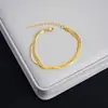 Pulseira Osso de Cobra Multicamadas para Mulheres Design de Nicho Ins Joia de Mão Multicamadas Novo Estilo 2025 Corrente Osso de Cobra Simples de Malha para Meninas
