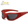 Gafas Deportivas Coloridas para Exteriores Moda Tecnología Futura Gafas de Sol Trendy Y2K Personalidad Hip Hop para Hombre y Mujer