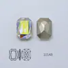 Dongzhou Crystal 14*10 Rectangular Octagonal Manicura Fondo Puntiagudo Diamante Vidrio K9 Diamante DIY Accesorios de Joyería Accesorios de Ropa