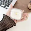 Nova Capa Magnética de Cristal para Fone de Ouvido Adequada para AirPods 4ª Geração Capa Protetora, 3ª Geração Apple Pro 3 Concha de Fone de Ouvido, Macia