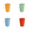 Taza de Paja de Trigo Más Vendida Transfronteriza, Taza Simple con Patrón Digital para el Hogar, Taza de Plástico Grande para el Hogar, Taza para Cepillarse los Dientes para Dormitorio