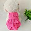 Estilo Princesa Mascota Perro Talla Pequeña Teddy Bichón Pomerania Ropa Perro Pequeño Primavera y Verano Delgada Transpirable Pastel