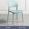 Sillas de Plástico para Uso Doméstico, Sillas de Comedor Engrosadas, Diseño Moderno Sencillo con Respaldo, Adecuadas para Estar Sentado Largo Tiempo, Sillas de Comedor Apilables, Venta al por Mayor