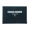 Tablero táctico de baloncesto plegable de tres pliegues color tablero de entrenador plegable tablero de enseñanza de cuero magnético con bolígrafo tablero de entrenador 2.5 plegable