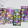 Adesivos Infantis Desenho Animado Estéreo de Nave Espacial 3D Quebra-Cabeça de Menino Adesivos de Recompensa Artesanais Adesivos de Decoração para Álbum de Celular