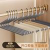 Suporte para Calças em Forma de Ganso Doméstico Sem Costura Antiderrapante Clipes para Calças Cabide em Z Especial para Guarda-Roupa Suporte para Calças em Forma de 2 Suporte para Calças
