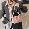 Elegante Bolso Cubo de Cordón para Llevar en la Mano para Mujer 2026 Nueva Versión Coreana Bolso de Hombro Único Cruzado Moda Casual Bolso para Ir al Trabajo para Mujer