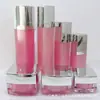 En stock 15 30 50 80 100ml set de botellas de cosméticos de alta calidad dispensador para agua/leche botella secundaria botella vacía para crema