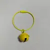 Llavero con forma de campana de color caramelo creativo, anillo de alambre pintado de color, colgante para mochila de estudiante, colgante de muñeca de regalo