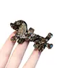 Pinza para pelo de cachorro de alta resistencia con incrustaciones de diamantes, lujo ligero y elegante, pinza de cocodrilo con diamantes brillantes, diseño de nicho, pinza para flequillo y mechones, accesorio para el cabello