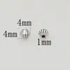 Prata de Xizang multi-especificação geométrica Oval espaçadores contas pulseira vintage colar corda trançada contas UFO contas soltas joias diy acessórios