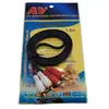 Cabo de áudio 3.5 um-dois 3.5mm para duplo lótus macho cabo de alto-falante de computador cabo de áudio 2RCA