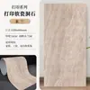 Travertino Porcelana Blanda Piedra Flexible Muro Exterior Ropa de Piedra Blanda Tienda Fondo Curvo Panel Decorativo Travertino Blanco Romano Flexible
