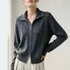Chaqueta cárdigan de punto con solapa y doble cremallera para mujer 2026 Otoño/Invierno Nuevo Cárdigan de punto Dopamine Dressing Petite