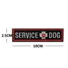 CÃO DE SERVIÇO CÃO DE SERVIÇO Inglês Exclusivo Braçadeira Bordada Velcro Adesivo de Moral Adesivo Tático para Colete de CÃO