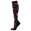 Calcetines de compresión deportivos unisex para pantorrillas, más de 200 estilos de calcetines de compresión largos para saltar la cuerda y correr, directo de fábrica