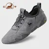 Zapatos de Hombre Sheep Primavera y Otoño Nuevos Zapatos Casuales de Piel Genuina para Hombre Zapatos Deportivos para Exteriores Versátiles de Suela Blanda para Hombre Modelos de Piel para Hombre