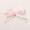 Atmosfera perfumada cor dupla camada babados arco acessórios diy material artesanal gancho de cabelo cocar acessórios femininos