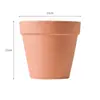 Macetas de Barro, Plantas Suculentas de Cerámica Roja, Macetas Universales Transpirables de Cerámica para Jardín de Balcón, Macetas de Cerámica Roja