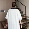 Camisa Polo de Manga Media Holgada Estilo Hong Kong para Hombre Verano Diseño de Nicho Color Contrastante Marca de Moda Nuevo Casual Top de Media Manga