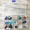 Mar da China Oriental Atacado Cristal Pedra Bruta Amostra Mineral Coleção de Ensino Amostra de Ensino Cristal Mineral Natural 15 Pedra Bruta de Treliça