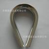 Anillo de manga de acero inoxidable anillo de corazón funda protectora de cable de acero anillo triangular cable de acero exagerado Chuck accesorios de cable de acero