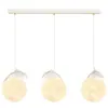 Candelabro de Restaurante Estilo Crema, Lámpara de Mesa para Comedor de Espectro Completo que Protege la Vista, Pequeño Candelabro Minimalista Moderno para Mesita de Noche, Iluminación para Barra de Bar