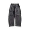 Calça Casual Rumei Estilo Japonês Tendência para Homens, Calça Harem Ampla Versátil de Verão com Design Simples, Calça Longa
