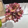 Impressão 3D manual de alta qualidade flor de hortênsia simulada casamento hotel floral pintura a óleo suave hortênsia única hidratante