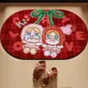 Alfombrilla Absorbente para Baño Crybaby para Uso en Casa, Alfombrilla Antideslizante de Secado Rápido de Tierra de Diatomeas para Inodoro, Entrada