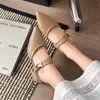 Mules de Salto Bloco Bico Fino Estilo Verão 2026 para Mulheres, Chinelos Fashion de Cor Sólida Bico Fechado, Saltos Altos Simples Versáteis