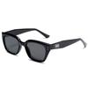 Gafas de Sol Ojo de Gato Iguales a las de Yu Shuxin para Hombre y Mujer, Gafas de Sol Cuadradas, Conducción de Gama Alta, Anti-UV, Retro Europeo y Americano