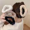 Otoño e invierno Nuevo Clip de felpa de cruz de nube lujo ligero Alto Sentido parte trasera de la cabeza clip de tiburón accesorios para el cabello de moda nicho para mujeres