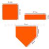 Béisbol Sóftbol Set de 5 Piezas Home Plate Equipo de Campo de Béisbol Almohadillas de Base Plato de Lanzador Caucho Impermeable Almohadillas de Base